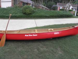 1983 Model Mad River Kevlar Canoe  Canoe Lettering from Jim N, GA